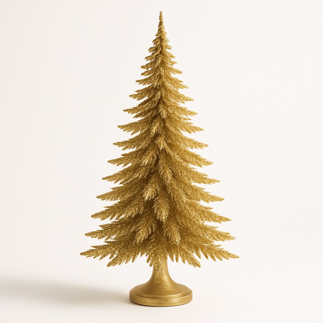 Árbol de mesa dorado · 57 cm — árboles de Galería Navidad