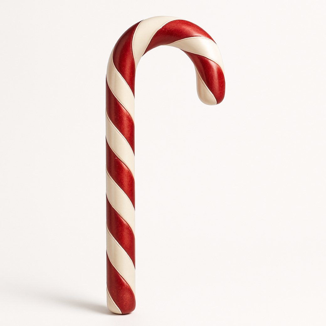 Bastón de caramelo rojo — bastones de Galería Navidad