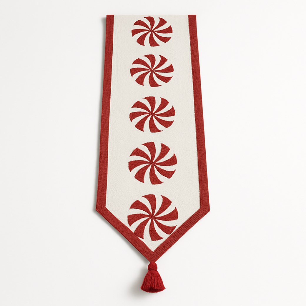 Camino de mesa rojo — textiles de mesa de Galería Navidad