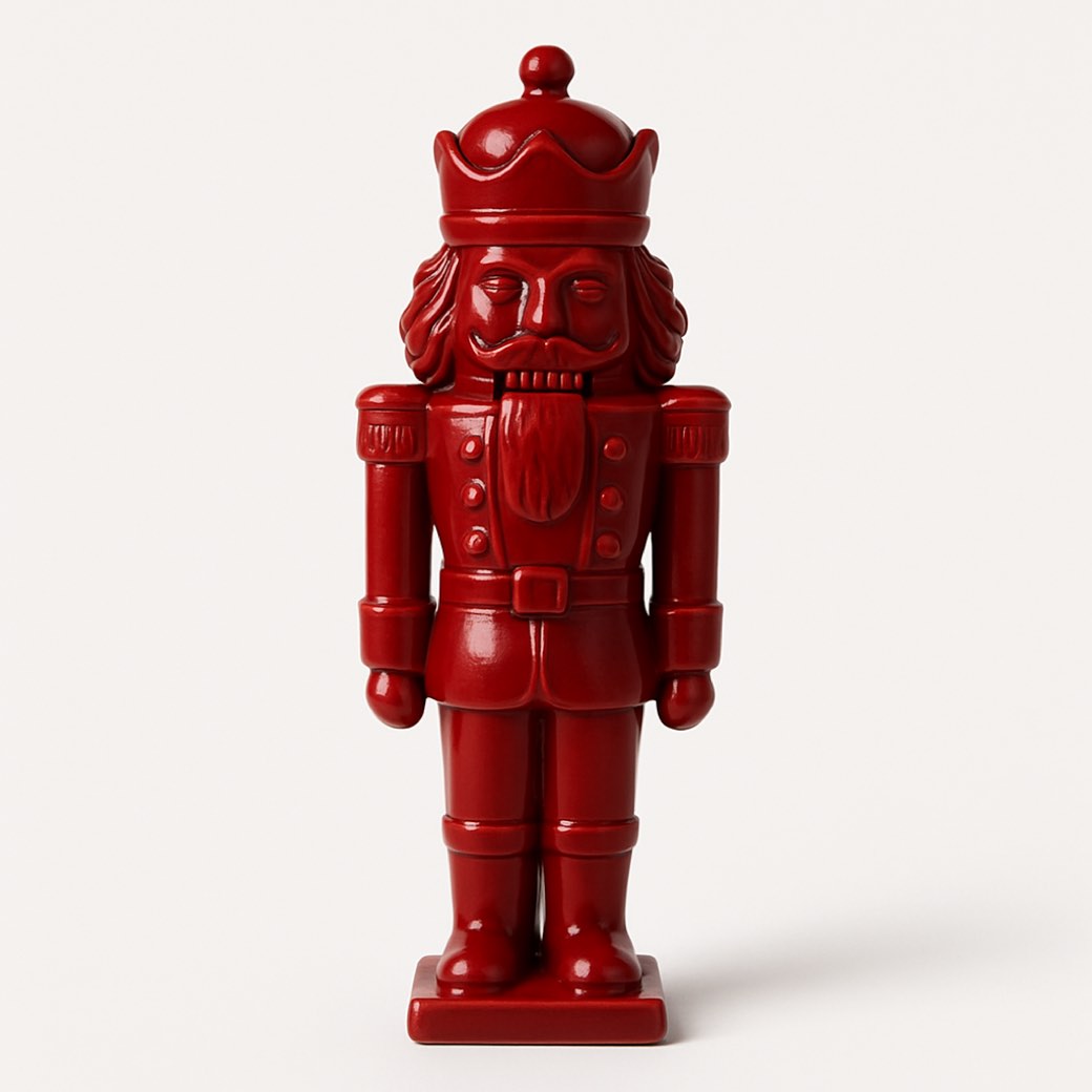 Cascanueces rojo · 21 cm — cascanueces de Galería Navidad