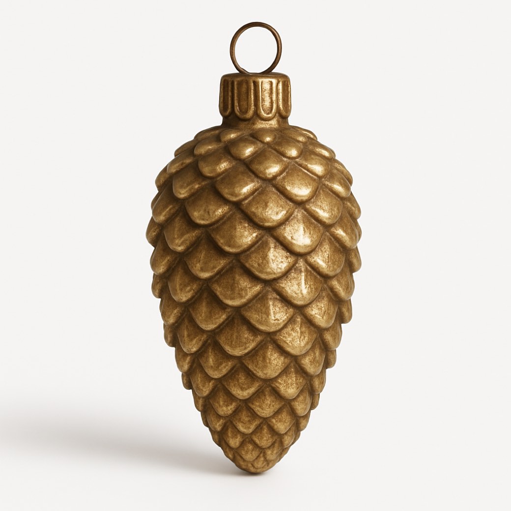 Guirnalda dorada · 13 cm — guirnaldas y follaje de Galería Navidad