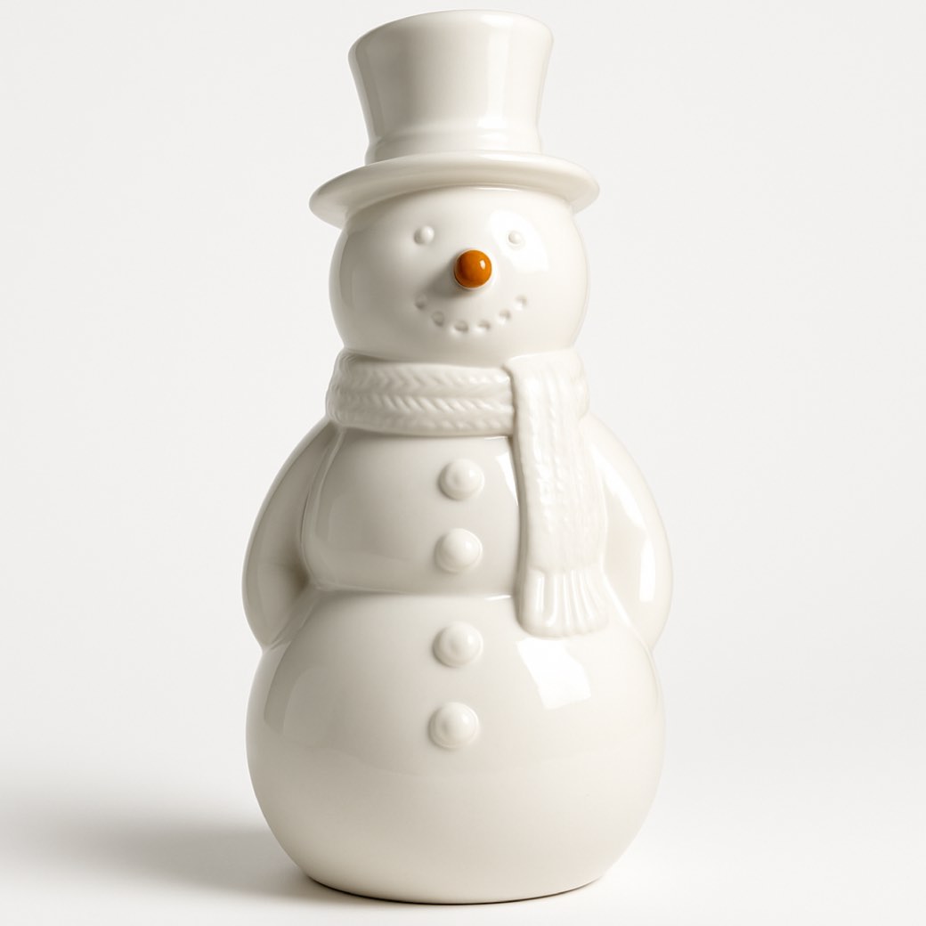 Muñeco de nieve blanco — muñecos de nieve de Galería Navidad
