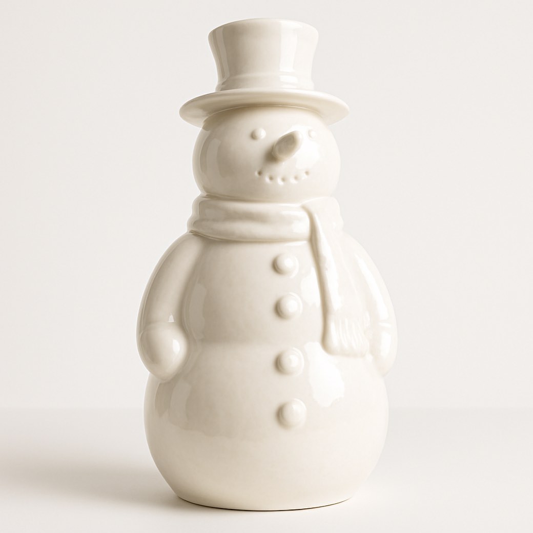 Muñeco de nieve blanco — muñecos de nieve de Galería Navidad