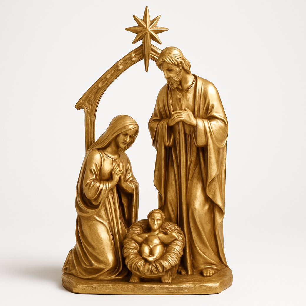 Nacimiento dorado · 48 cm — nacimientos de Galería Navidad