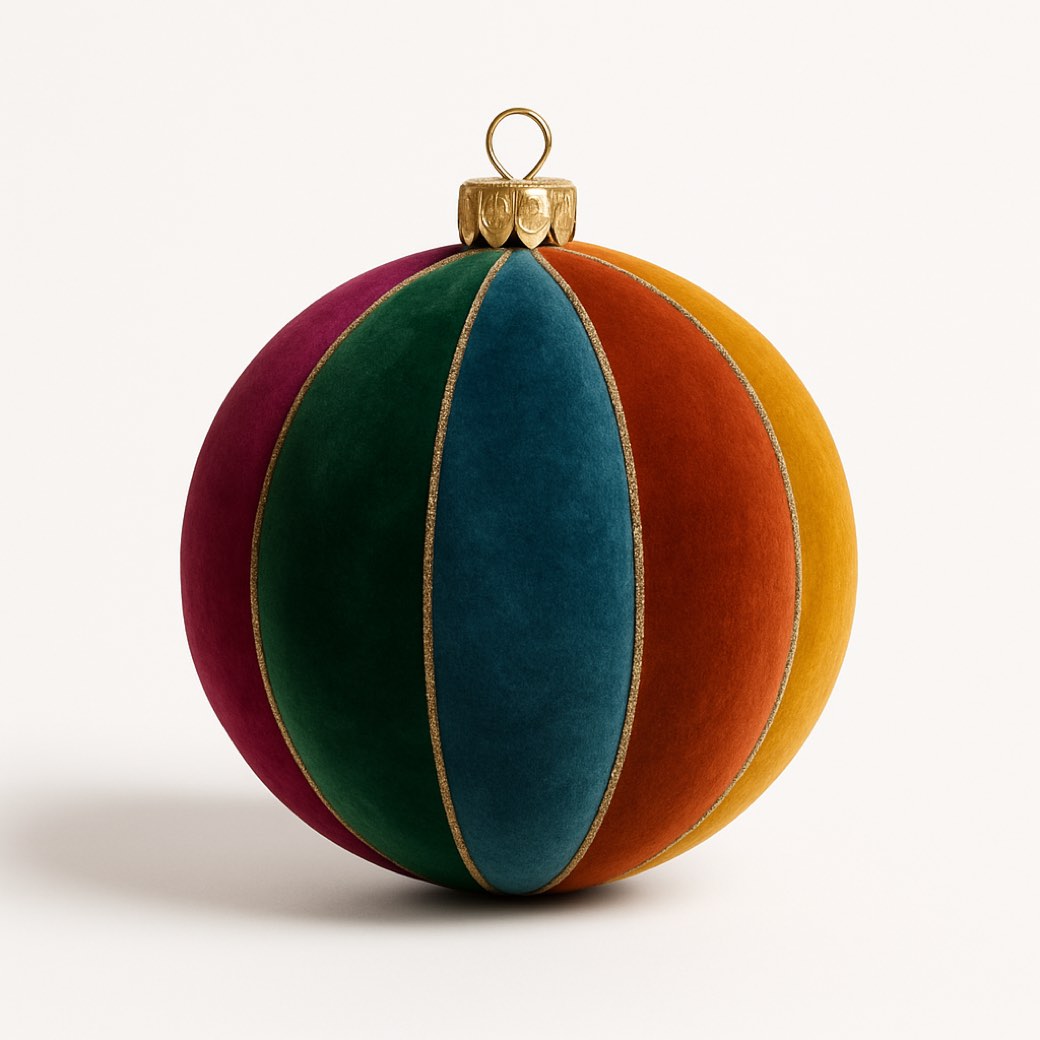 Ornamento de terciopelo — ornamentos de Galería Navidad