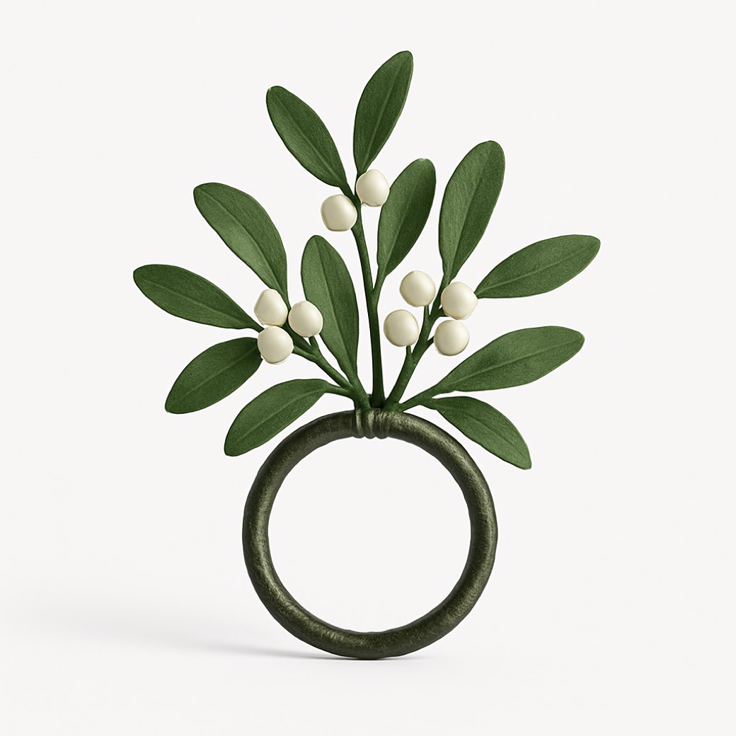 Servilletero verde — servilleteros de Galería Navidad